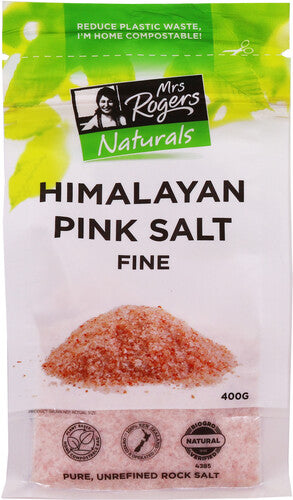 Mrs Rogers Himalayan Pink Salt Fine 400g Bag