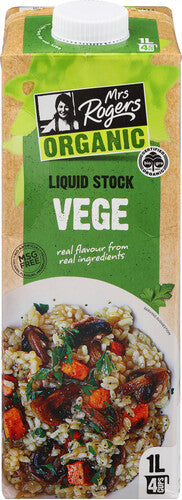 Mrs Rogers Organic Vege Liquid Stock 1l