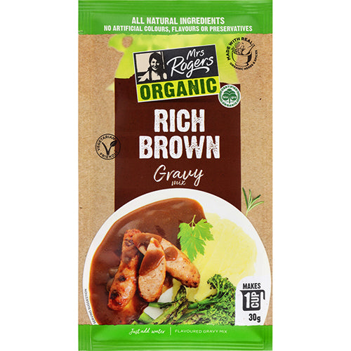 Mrs Rogers Organic Rich Brown Gravy Mix 30g