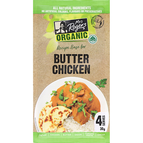 Mrs Rogers Organic Recipe Base Butter Chicken 30g
