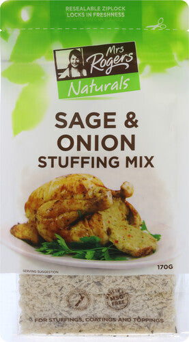 Mrs Rogers Naturals Sage & Onion Stuffing Mix 170g