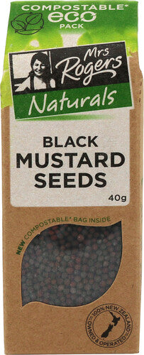 Mrs Rogers ECO Naturals Black Mustard Seeds 40g