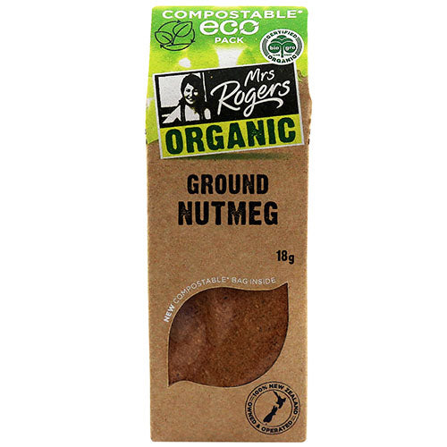 Mrs Rogers ECO Organic Ground Nutmeg 18g
