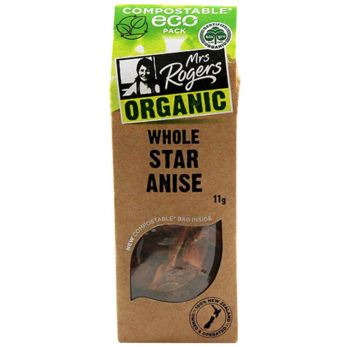 Mrs Rogers ECO Organic Star Anise 11g