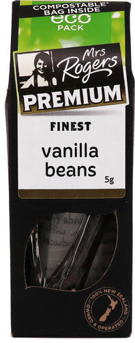 Mrs Rogers Premium Vanilla Beans 5g