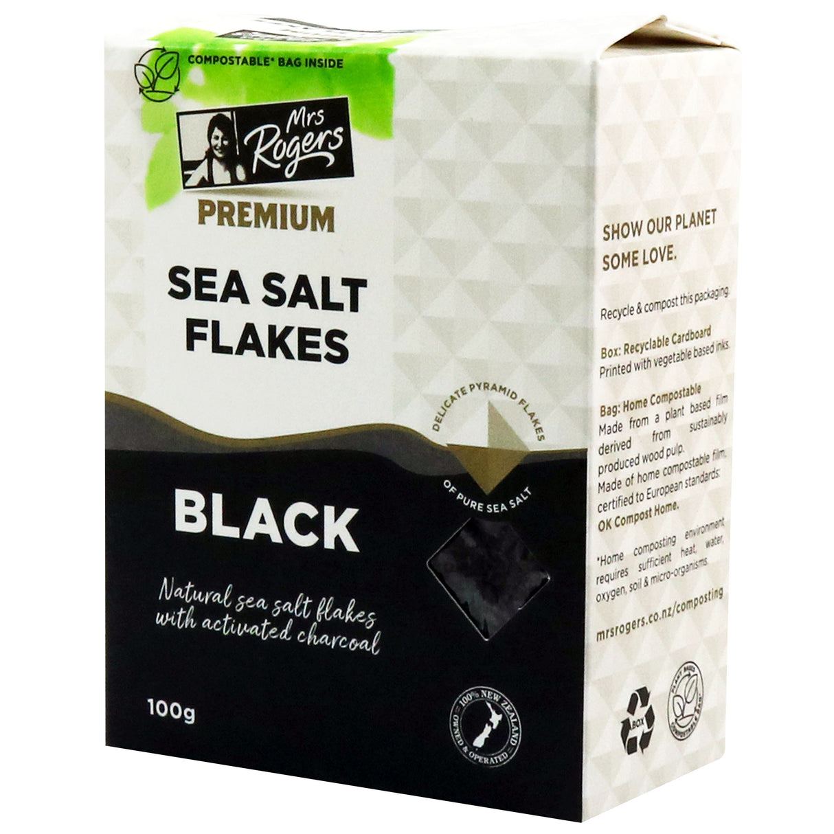 Mrs Rogers Black Salt Flakes