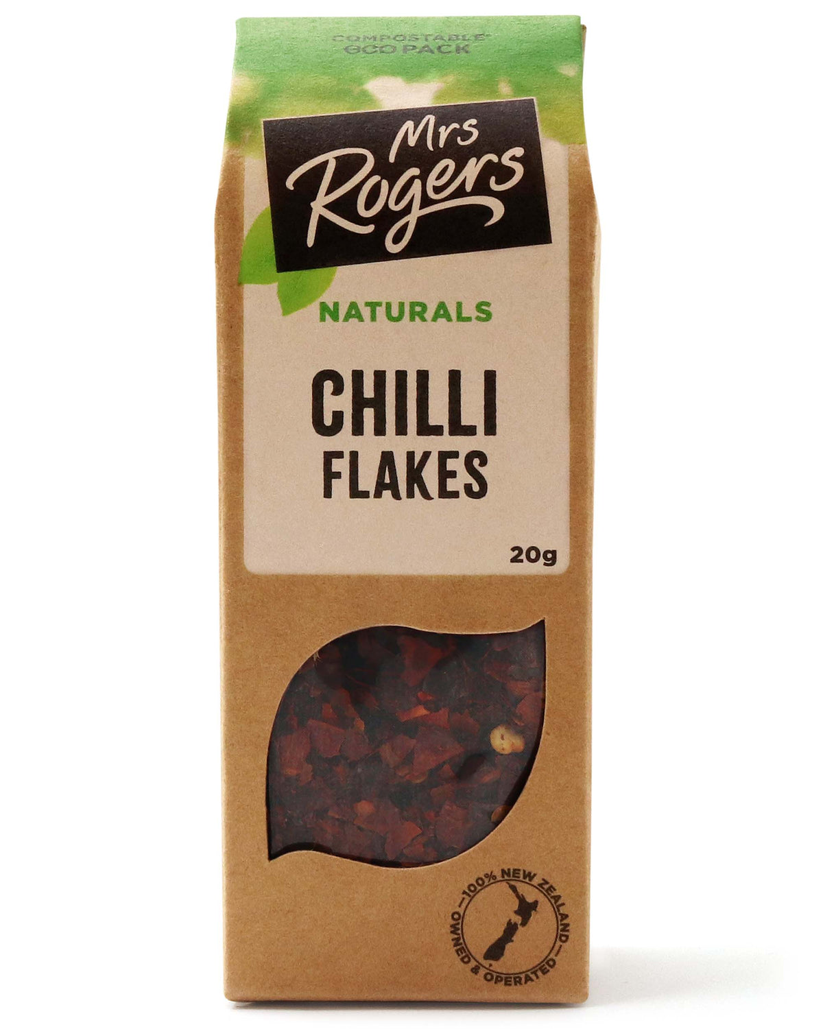Mrs Rogers ECO Naturals Chilli Flakes 20g