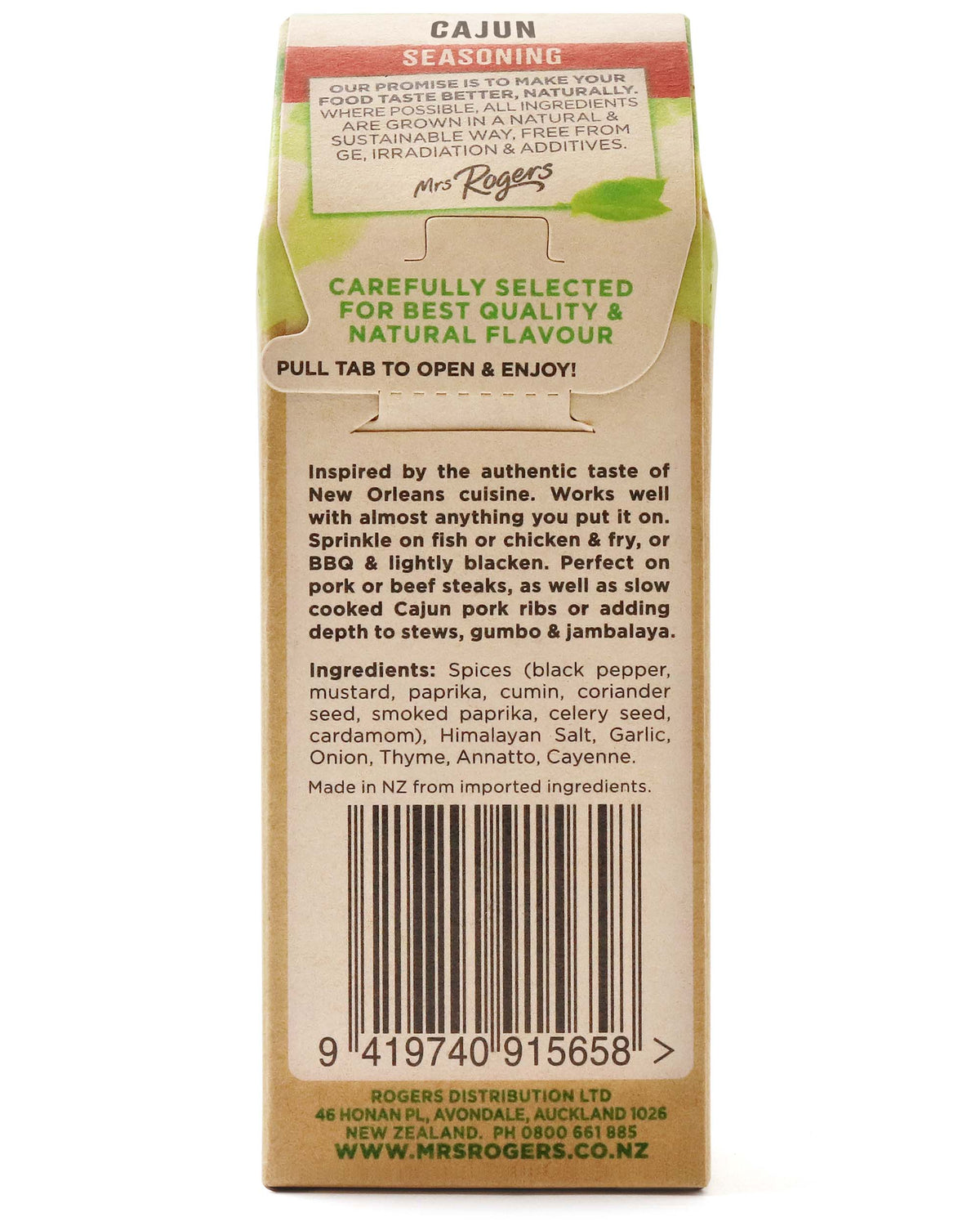 Mrs Rogers ECO Naturals Cajun Seasoning 30g