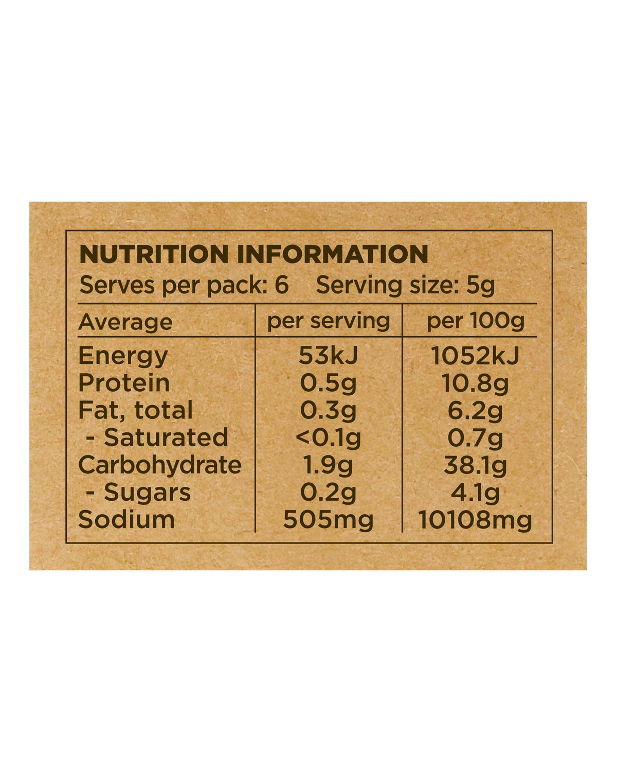 Mrs Rogers ECO Naturals Cajun Seasoning 30g