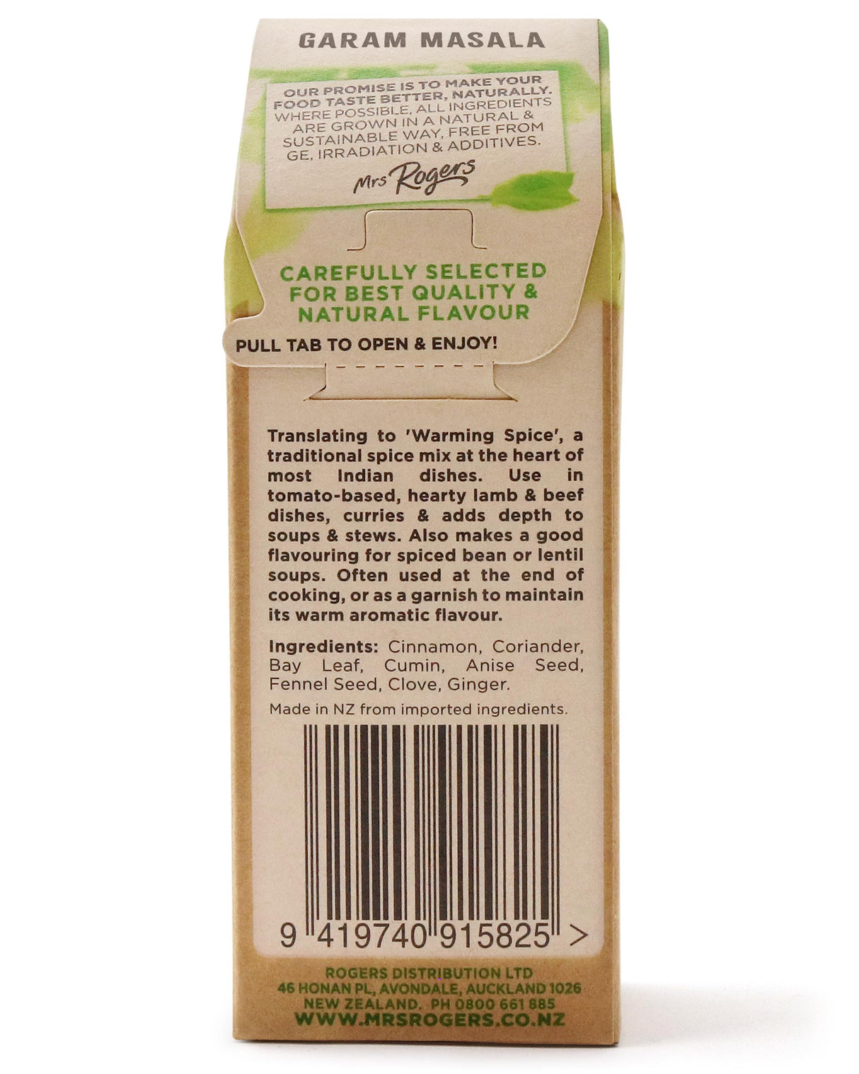 Mrs Rogers ECO Naturals Garam Masala 35g