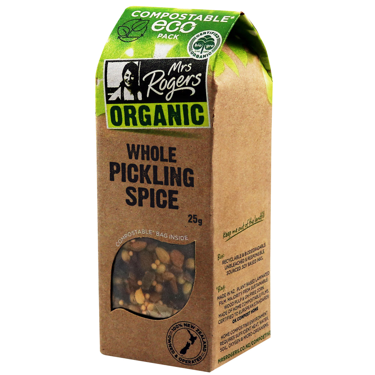 Mrs Rogers ECO Organic Pickling Spice 25g