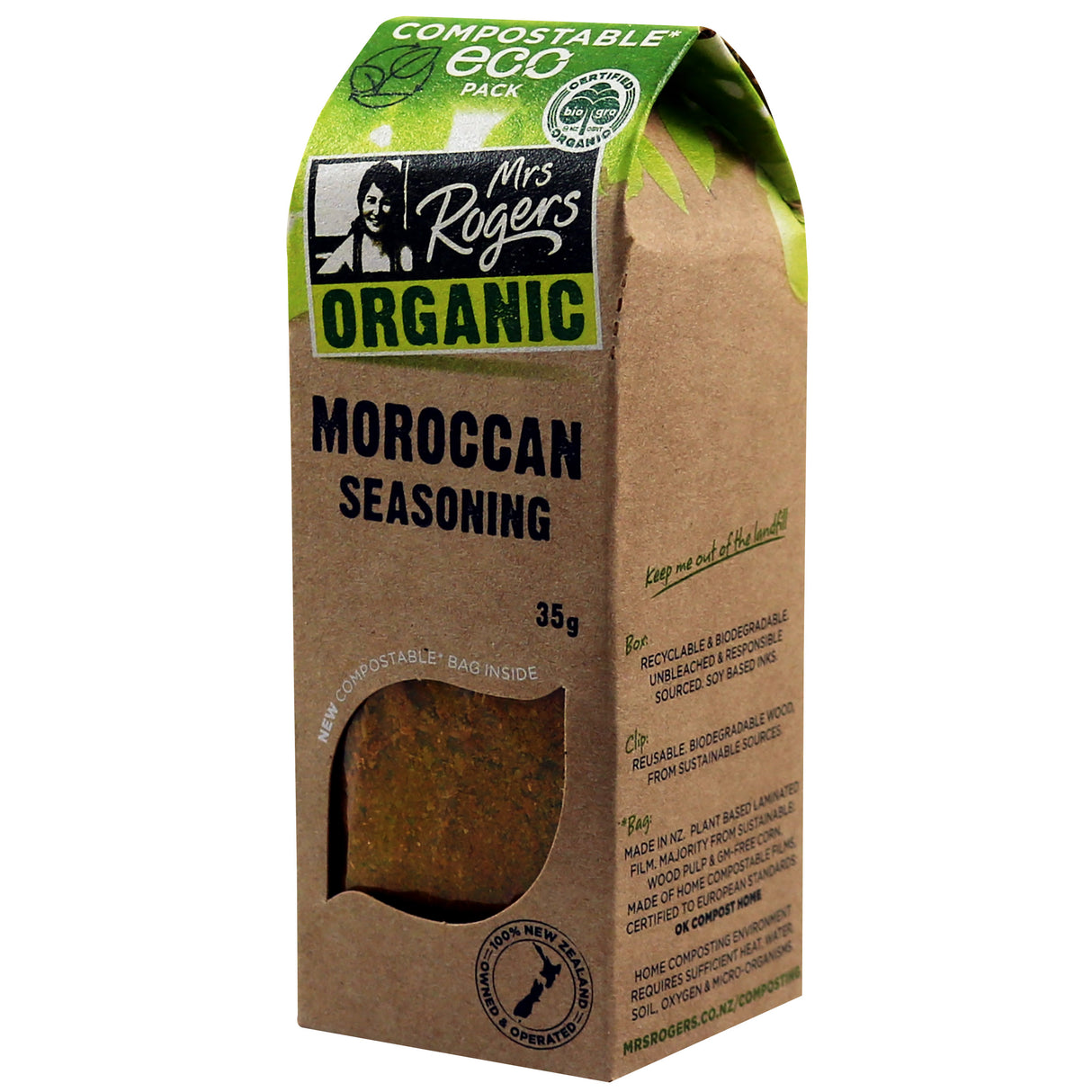Mrs Rogers ECO Organic Moroccan Seasoning 35g
