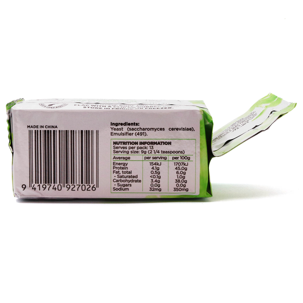 Mrs Rogers Naturals Instant Dry Yeast Block 125g
