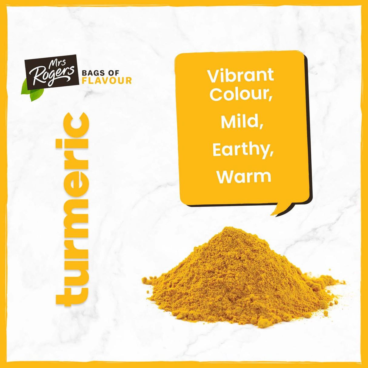 Mrs Rogers Bags of Flavour Turmeric 40g