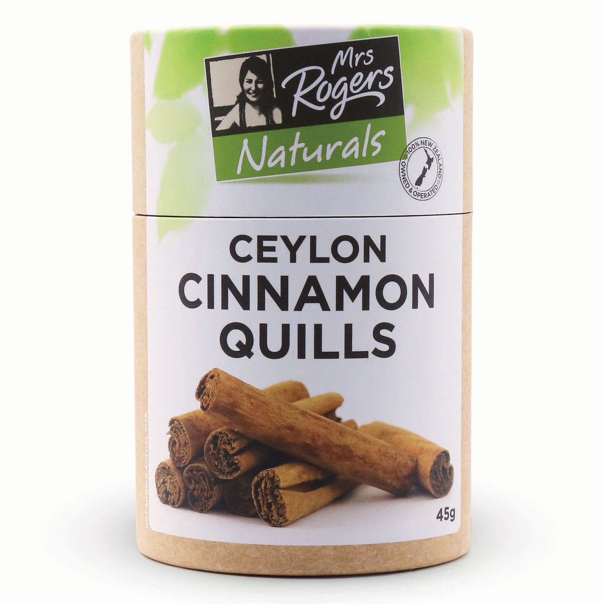 Mrs Rogers Naturals Ceylon Cinnamon Sticks Canister 45g