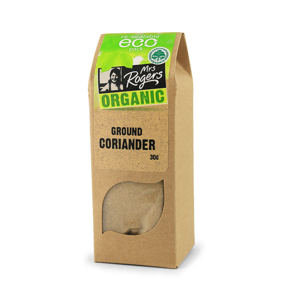 Mrs Rogers ECO Organic Ground Coriander 3g