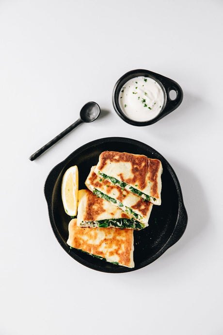 Spinach and Feta Gozleme