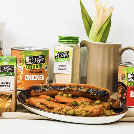 Curried Sausages