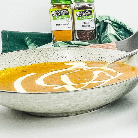 The Whole Damn Pumpkin Soup - Moroccan Style