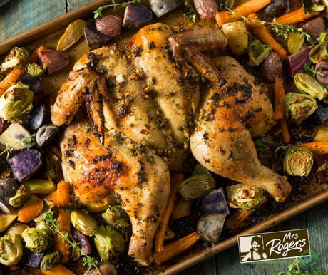 Lemon Herbed Spatchcock Chicken