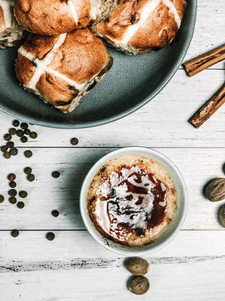 Hot Cross Bun Creme Brûlée