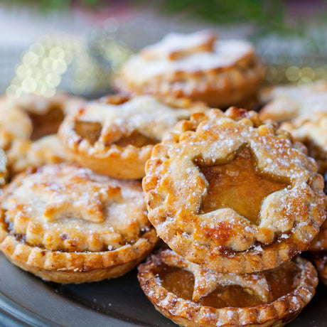 Mini Spiced, Caramel Apple Festive Tarts