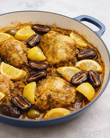 Moroccan Chicken with Preserved Lemon & Ras El Hanout