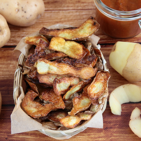 Crispy Potato Peels (Upcycled Snack)