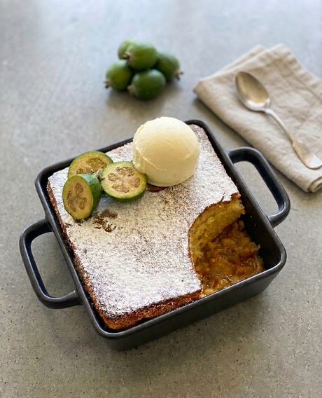 Feijoa Vanilla Cake