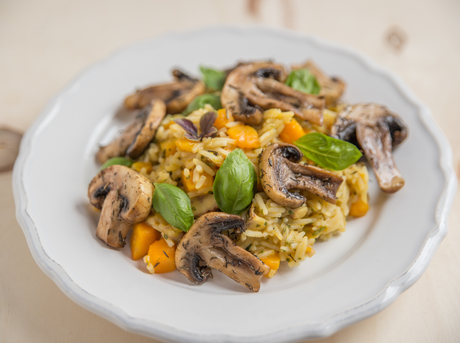 Roast Pumpkin & Mushroom Risotto