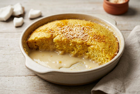Coconut & Turmeric Self-saucing Pudding