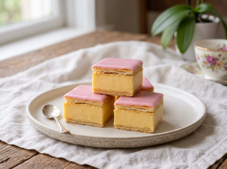 Old fashioned Vanilla Custard Slice