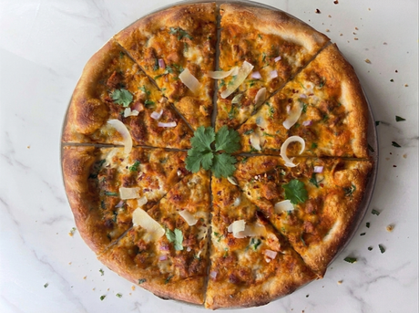 Butter Chicken Pizza