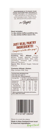 Mrs Rogers Sticky Toffee Self Saucing Pudding Mix 450g