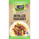 Mrs Rogers Organic Recipe Base Devilled Sausages 34g