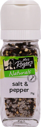 Mrs Rogers Naturals Salt & Pepper Grinder 71g