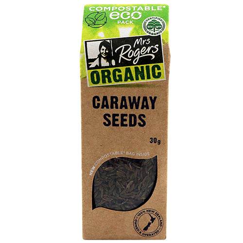 Mrs Rogers ECO Organic Caraway Seeds 30g – Mrs Rogers Online Store