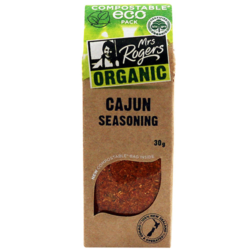 Mrs Rogers ECO Organic Cajun Seasoning 30g - Main Image