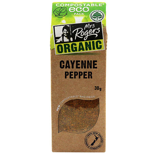Mrs Rogers ECO Organic Cayenne Pepper 30g