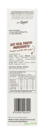 Mrs Rogers Chocolate Cake Baking Mix 500g