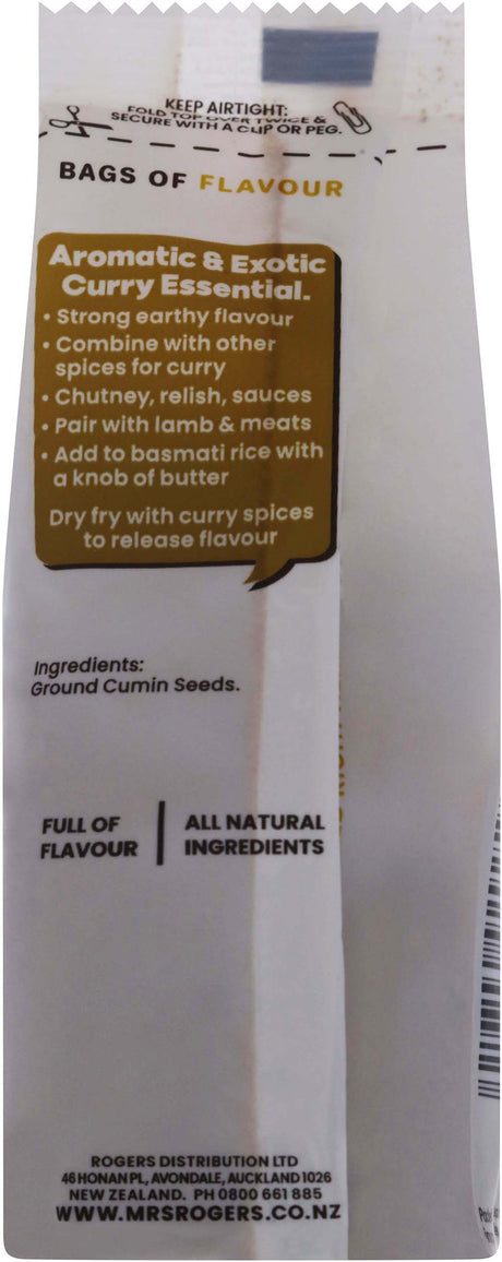 Mrs Rogers Bags Of Flavour Cumin Ground 40g