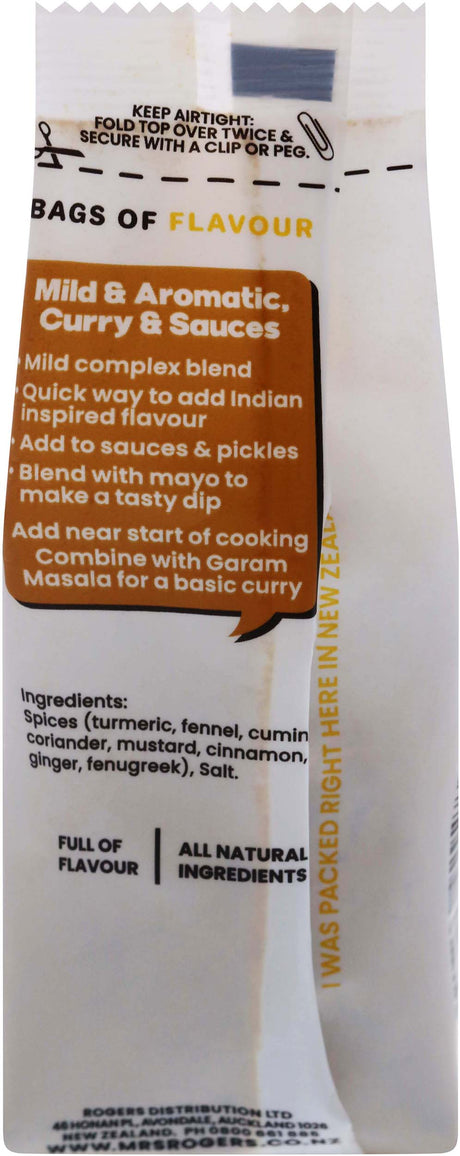 Mrs Rogers Bags Of Flavour Curry Powder 40g