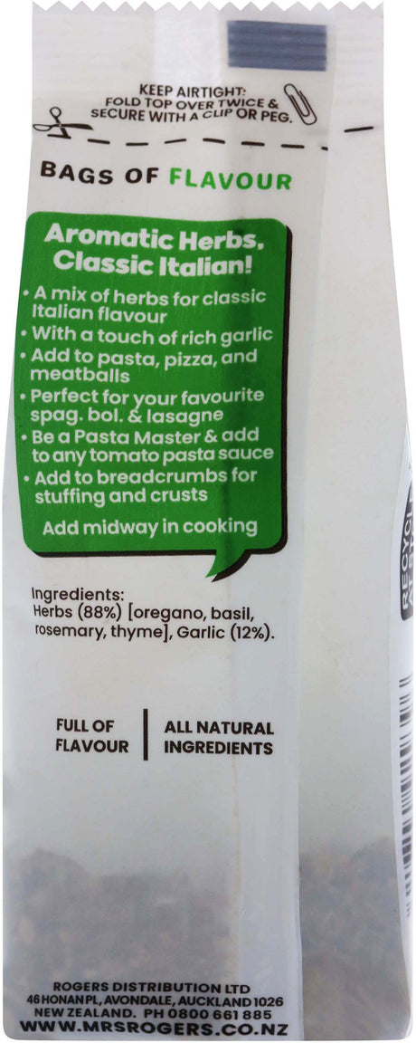 Mrs Rogers Bags Of Flavour Italian Herbs 10g