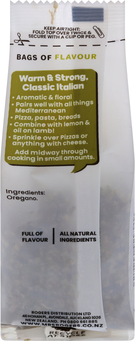 Mrs Rogers Bags of Flavour Oregano 10g
