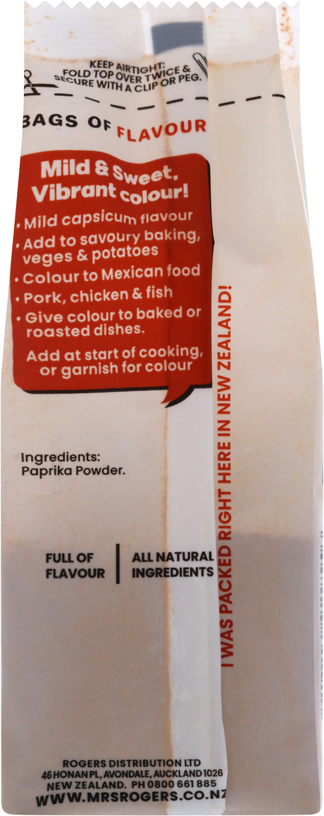 Mrs Rogers Bags Of Flavour Ground Paprika 40g