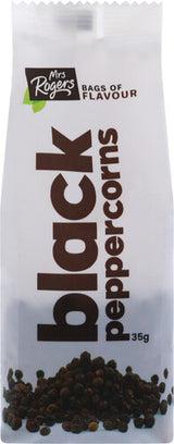 Mrs Rogers Bags of Flavour Black Peppercorns 35g