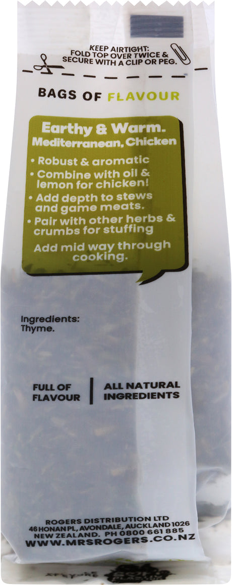 Mrs Rogers Bags of Flavour Thyme 15g