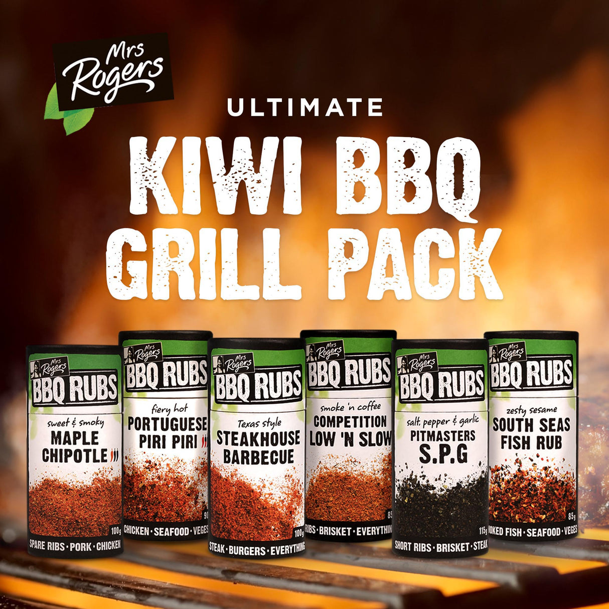 Mrs Rogers Ultimate Kiwi BBQ Grill Bundle
