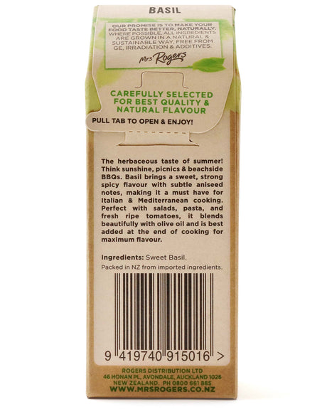 Mrs Rogers ECO Naturals  Basil 10g