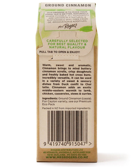Mrs Rogers ECO Naturals Ground Cinnamon 30g